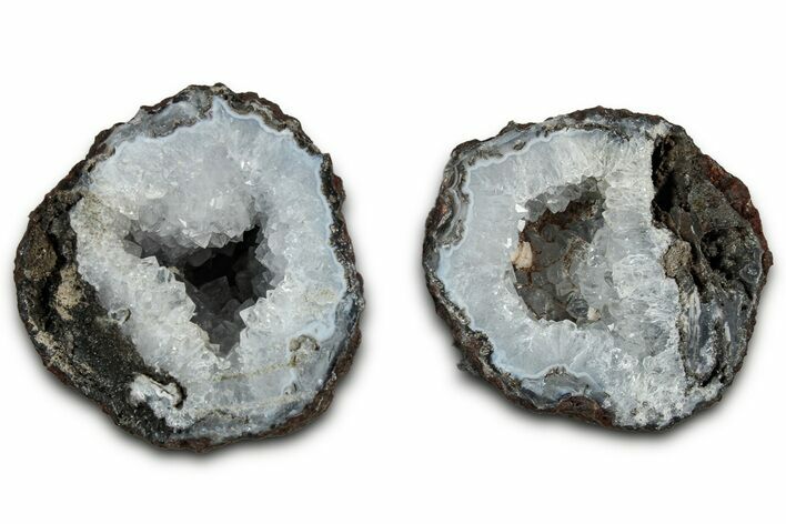 Polished Agate Nodule Pair - Mexico #330457